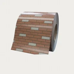 brick color coated steel