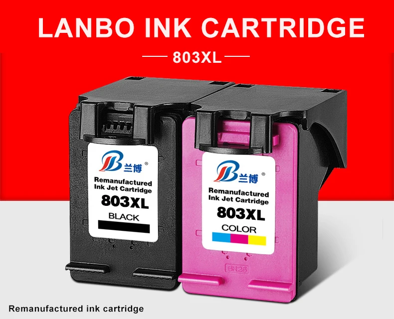 high quality remanufactured 803 ink cartridge compatible for hp