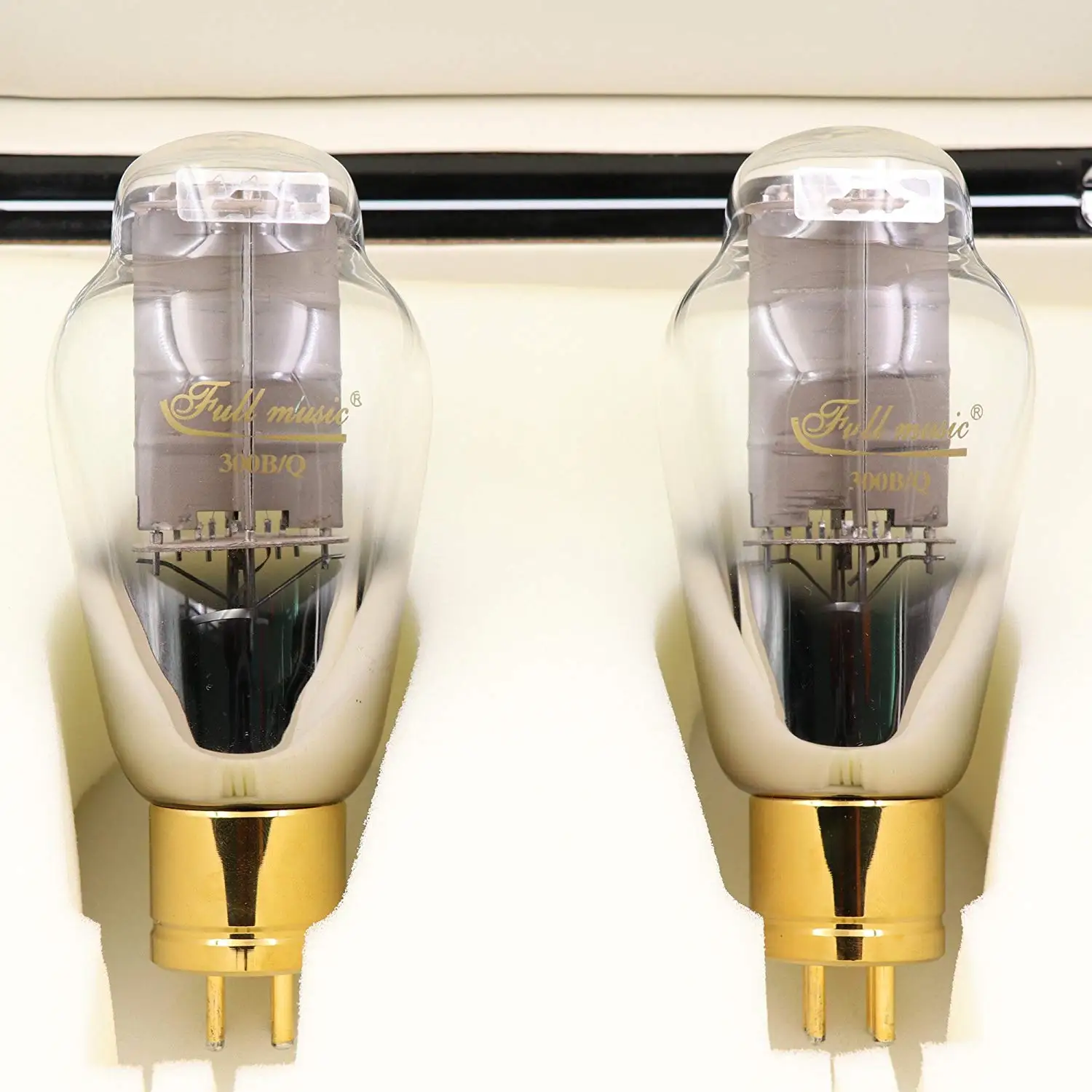 TJ Fullmusic New Matched Pair Premium 300B/Q Vacuum Tube Replace 300B Unique Metal Plate Fantastic Sound
