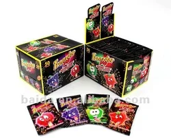 fruit flavor popping candy