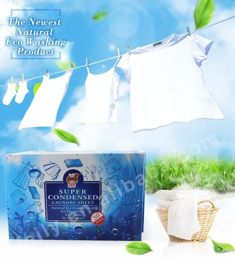 natural laundry detergent sheets
