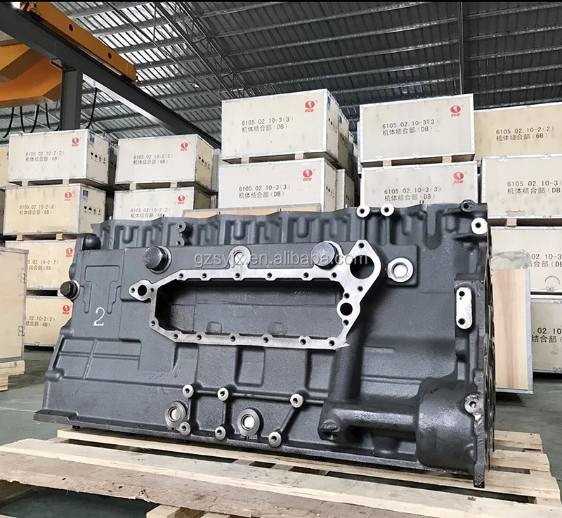 Excavator Engine Cylinder Block 6D125 - Reliable Performance