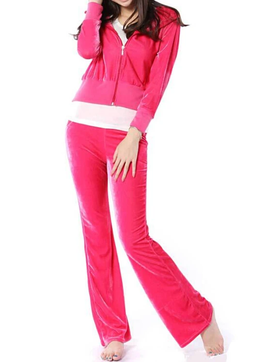 ladies velour leisure suits