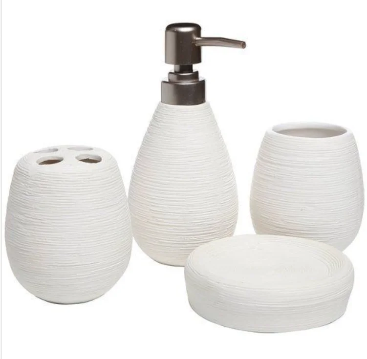 Wholesale Promotion Bathroom Accessories 4pcs Ceramimc Bath Set Buy