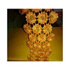Orange Nail series women fashion dresses fabric textile material fabric in stock