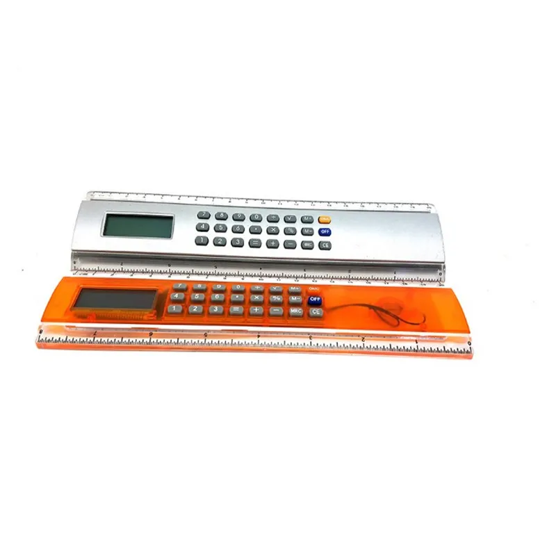 Promo Plastic Ruler Calculator With Digital Clock Buy Ruler