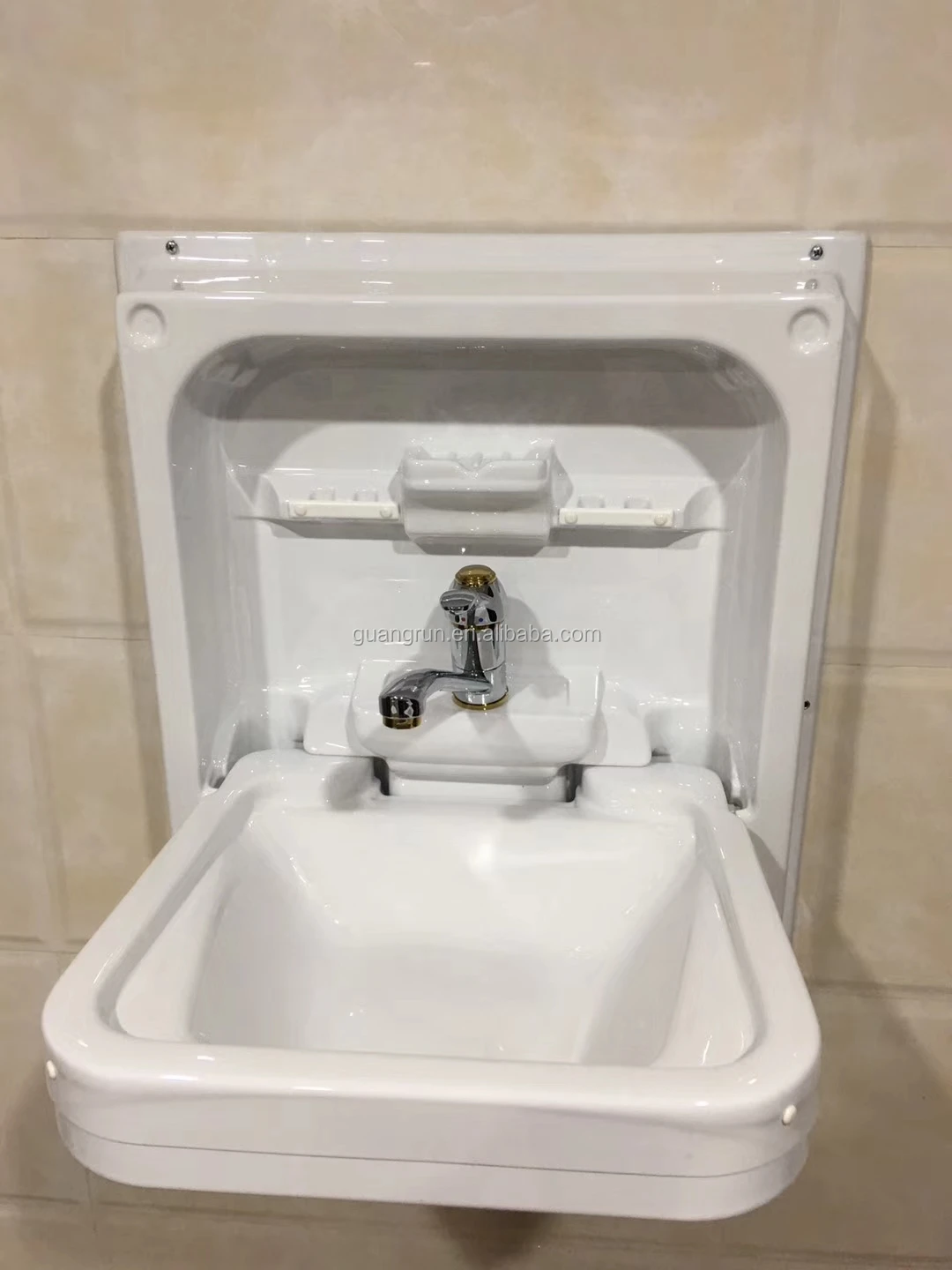 Rv Abs Wall Mount Foldable Bathroom Toilet Sink Buy Rv Bathroom