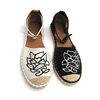 ONLINE wholesale women shoes of newly-designed buckle strap casual flat espadrilles