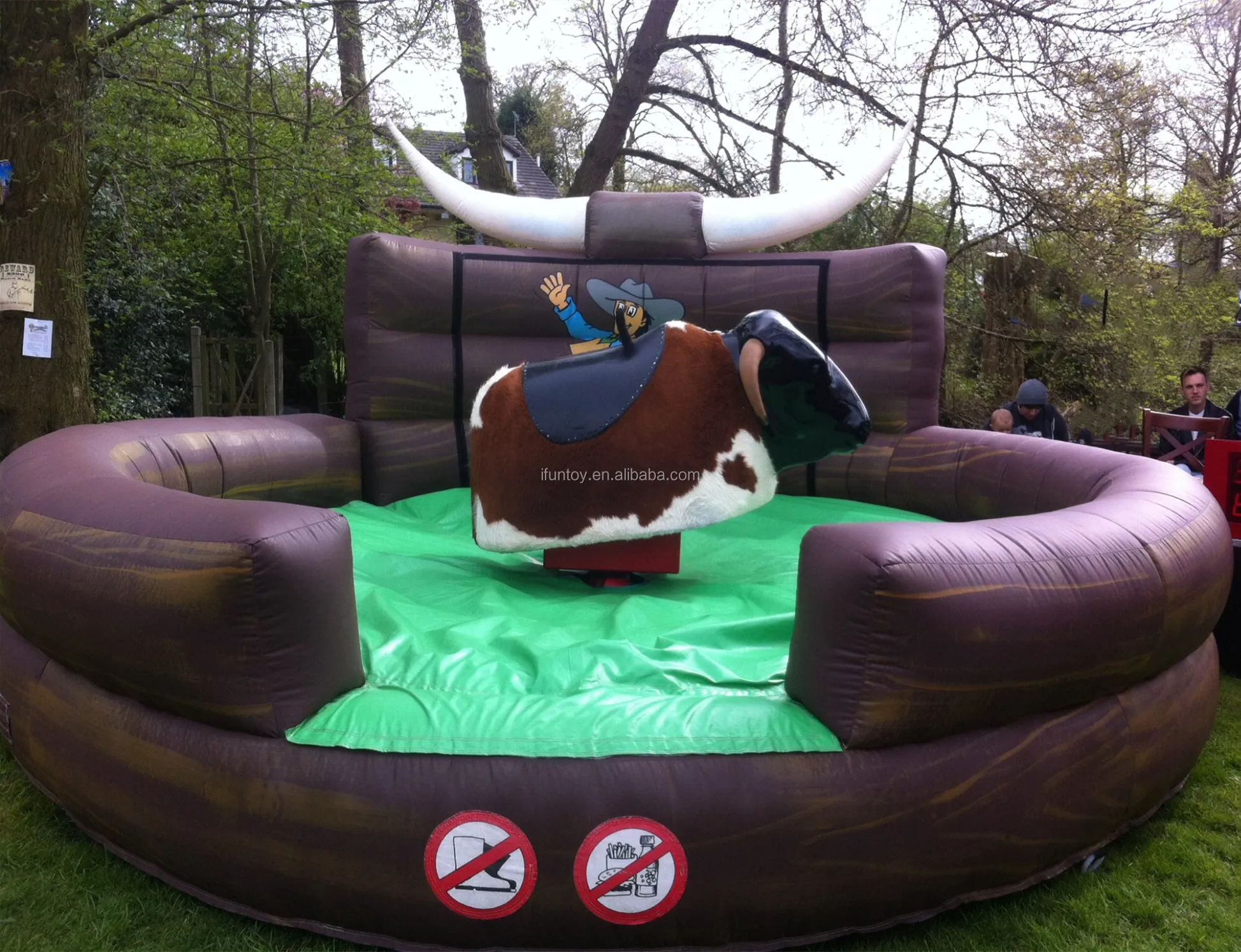 Crazy Inflatable Mechanical Rodeo Unicorn Ride /inflatable Bull Game