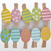 10 pcs Spring Wooden egg clip,Photo Paper Pegs,Clothespin craft,Easter Party Decorative Gift Favors,holiday decoration