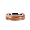 Custom Made Beech Wood Titanium Commitment Ring