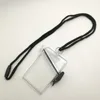 plastic waterproof cigarette case holder with lanyard