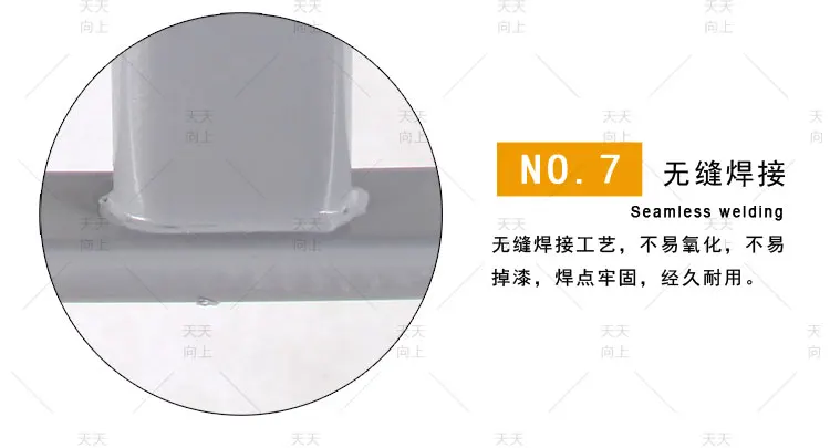 PE/PP Classroom Desk and Chair Fixed Student School Chair and Desk Set Classroom Furniture