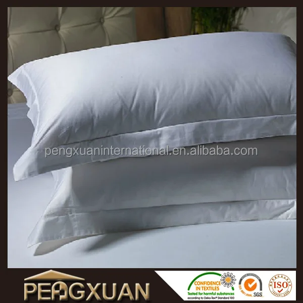 Cheap Wholesale Hotel White Cotton Filled Pillow Inner Pillow Case