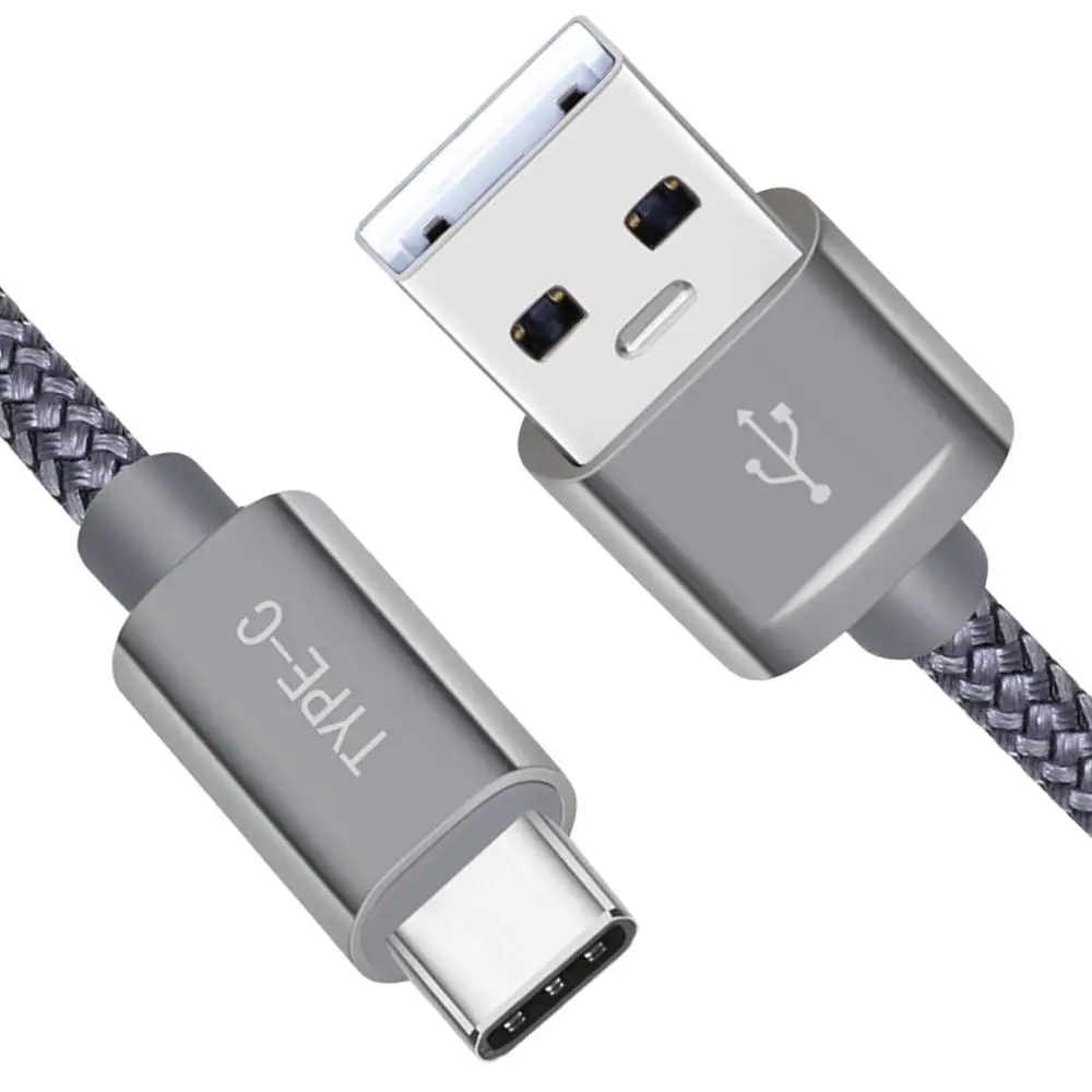 Usb Type C Cable 3 0 Nylon Braided Fast Charging Sync Cable For