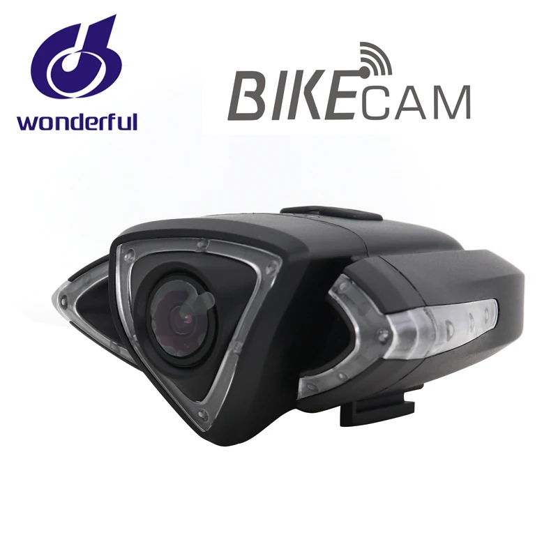 Unique Product Bicycle Camera With 2 Led Lights Support Recording With