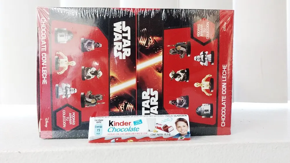NEW BOX OF 6 CHOCOLATE EGG DISNEY MARVEL STAR WARS FREE KINDER BAR