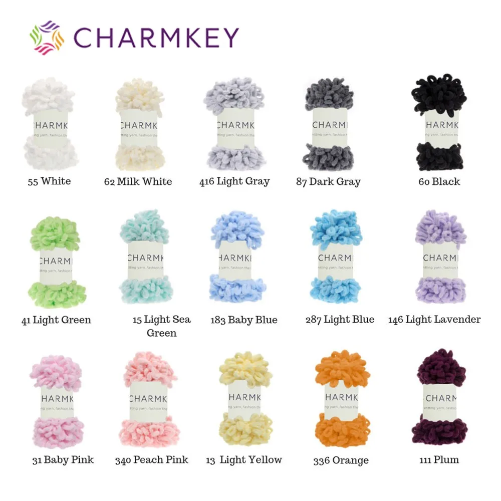 wholesale puffy finger loop chenille yarn