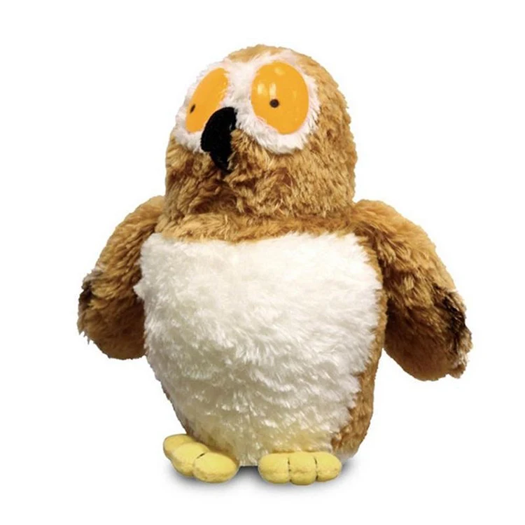 new wholesale custom animal bird soft plush stuffed owl toy