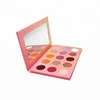 New design cosmetics makeup high quality colorful finish custom your own 15 colors eyeshadow palette