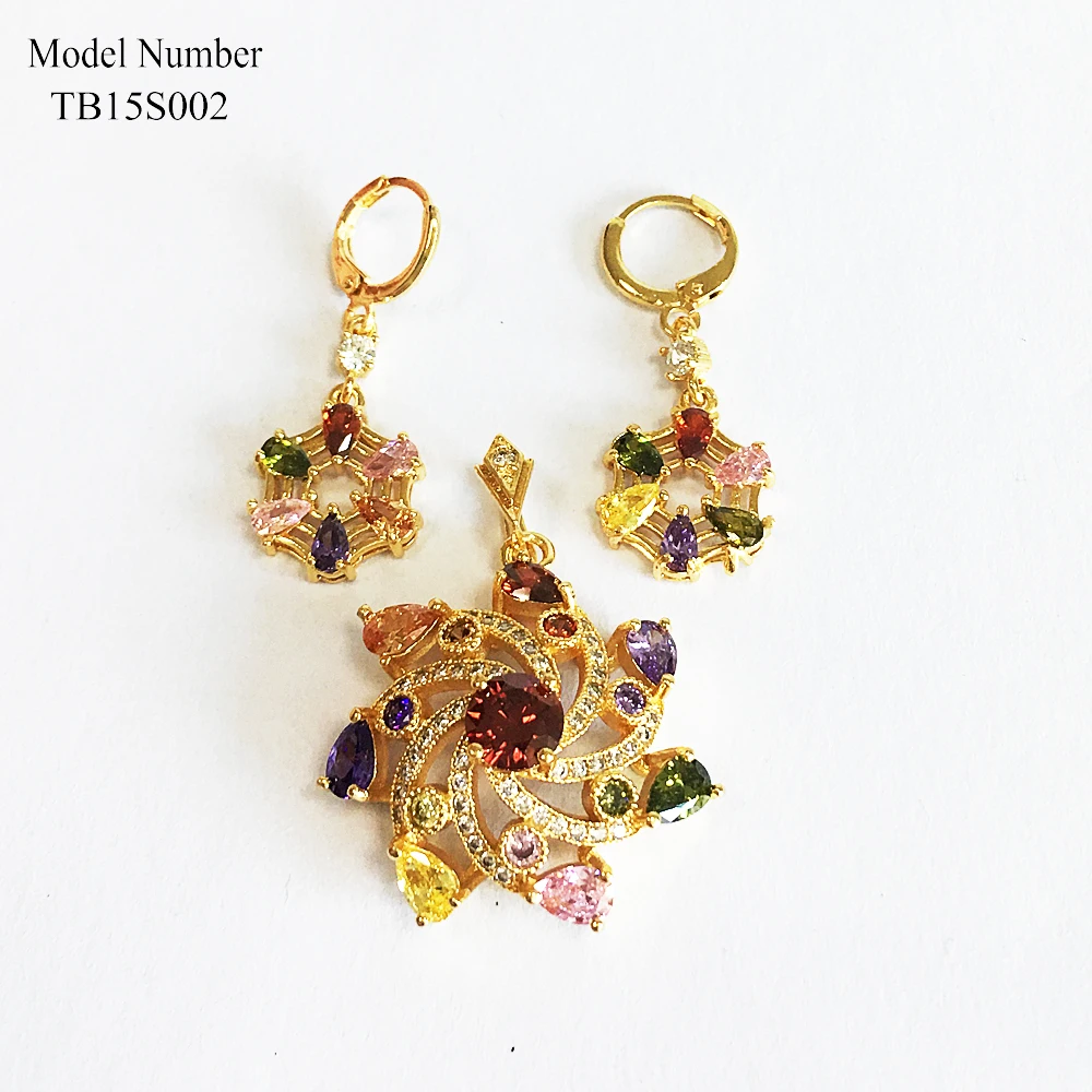 2019 Handmade Jewelry Thailand Style Pendant And Earrings Set Buy