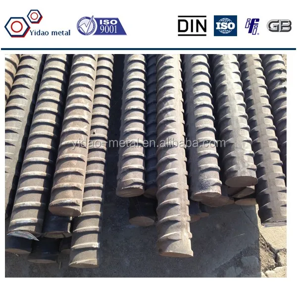 High Strength Rebar/rock Bolt Anchors/form Work Ties Used Hot Rolled