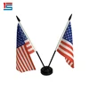 Miniature U.S. American Flag with Base USA Desk Flag