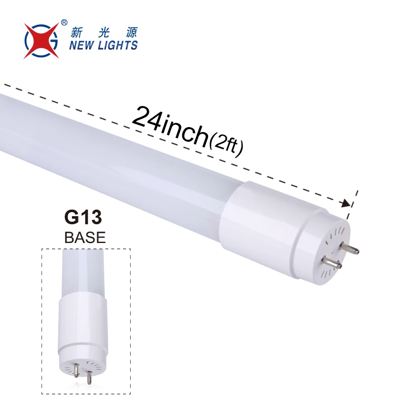 24v dc LED Tube Lighting Housing T8 Fluorescent Lamp price compact fluorescent lamp