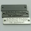 Personalized Emboss Name Brand Logo Tag Metal Bags making Accessories