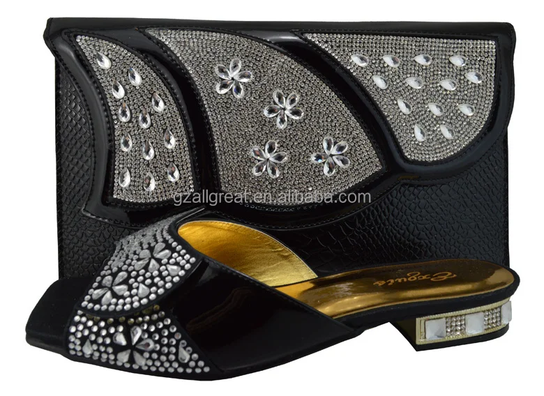 New Arrival Low Heel Las Shoes And Bag Set Italian Bags New Arrival Low Heel Las Shoes And Bag Set Italian Bags To Match