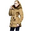 Custom New Arrival plus size jacket Thicken Zipper Up Long Sleeve Hooded Outwear Winter Women Jackets And Coats 2018