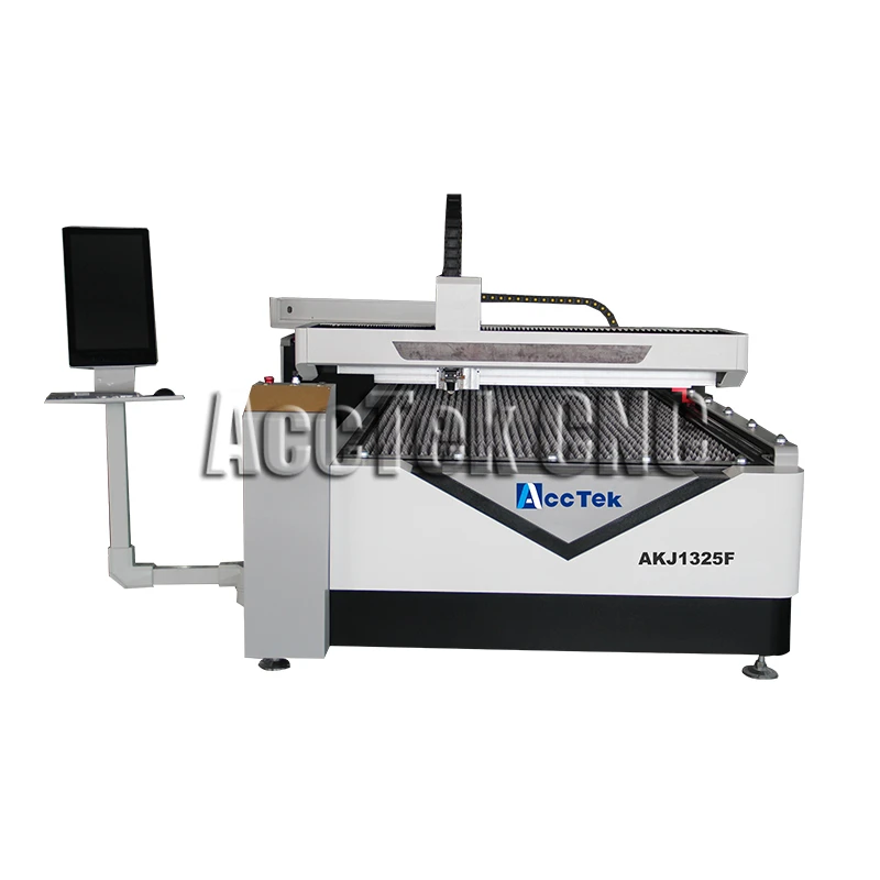 Jinan Acctek fiber laser cutter metal laser cutting cnc machine AKJ1325F