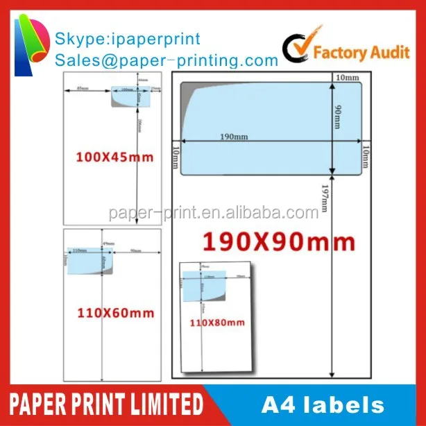 300 Sheets A4  SMP INTEGRATED LABEL STICKY ADDRESS PEEL OFF INVOICE 110x60mm 