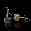 Cute Marvel Thor Hammer Key Chain Cosplay Keychain For Car Keys