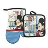Wholesale custom printing funny mickey heat insulation pure cotton microwave oven gloves