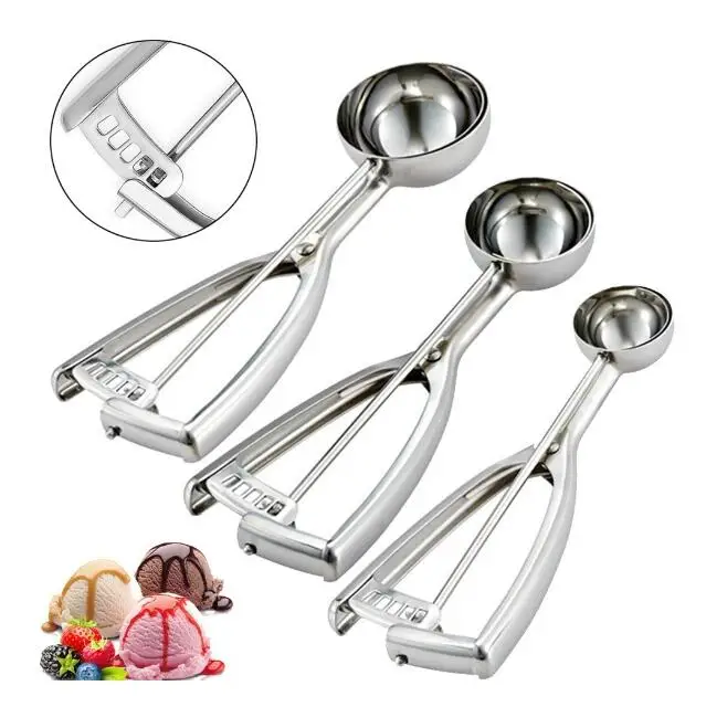 Professional Stainless Steel Ice Cream Cookie Scoop Buy Ice Cream