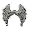 3D fashion gold silver wing collar brooch lapel pin