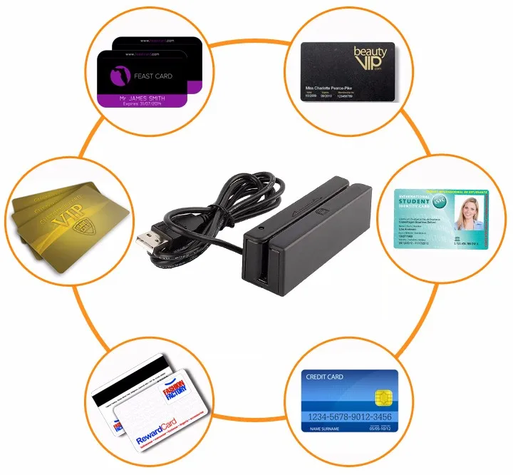 msr chip card reader writer usb 3.0 card reader chip card writer and reader - ANKUX.COM