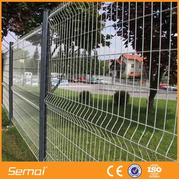 Short Metal Garden Fence Galvanized Sheet Metal Fence Panel Low