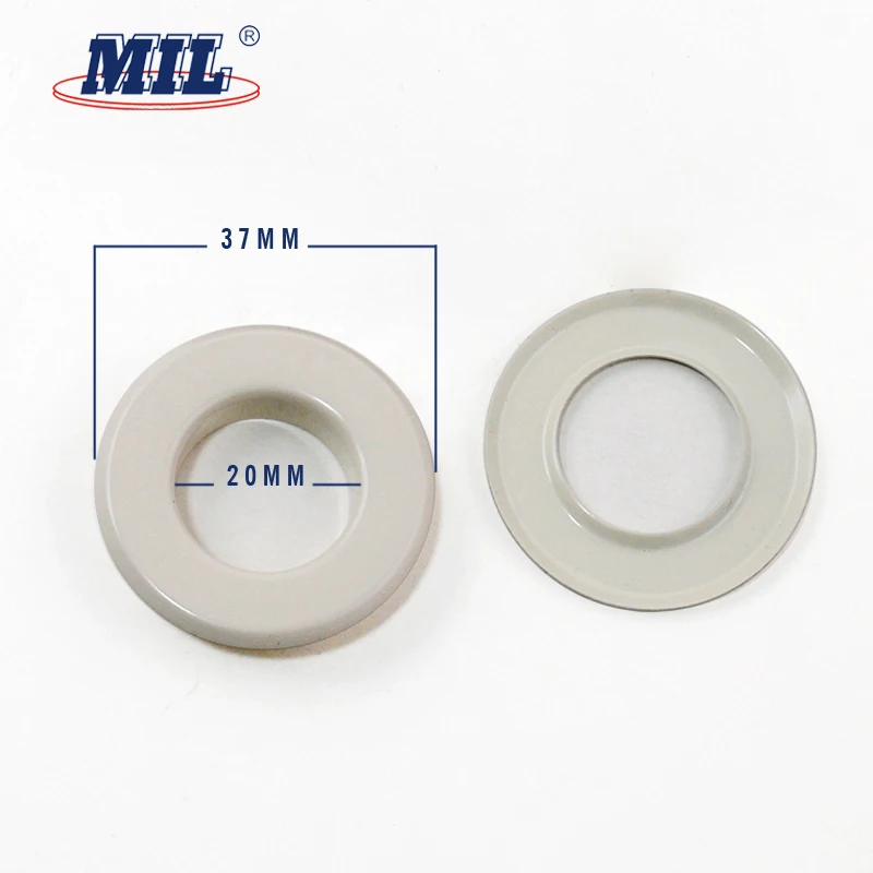 Wholesale Clothing Custom White Enamel Round Brass Metal Eyelet For Shoes