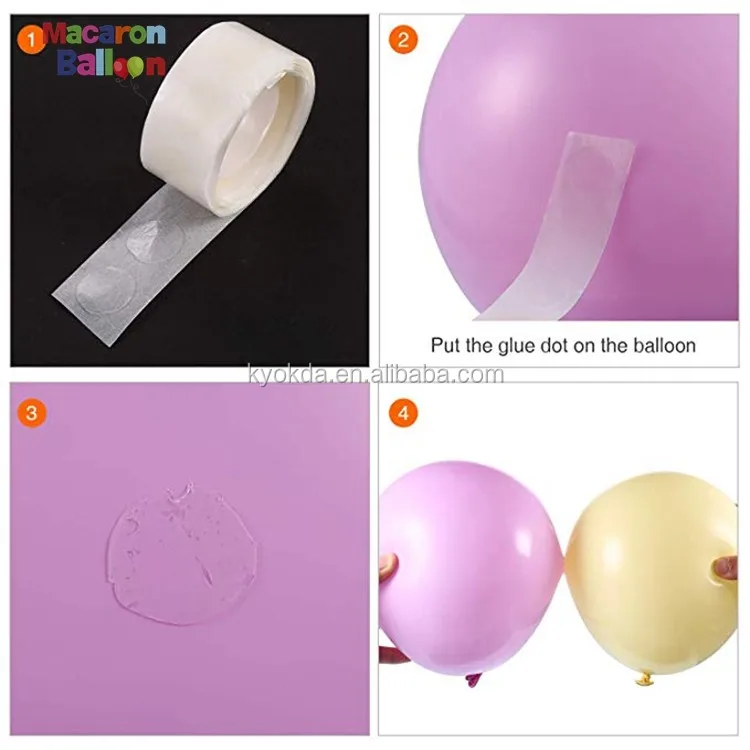 2 Roll 16.4ft Per Roll Balloon Garland Arch Strip Tape Balloon
