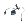NEW Style 5V 15M USB Port EL wire driver powered by Mobile battery for driving 1-15m EL wire or EL Tape For party Decoration