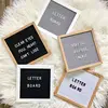 Wide usage felt letter board with set letters numbers and Hard wood frame