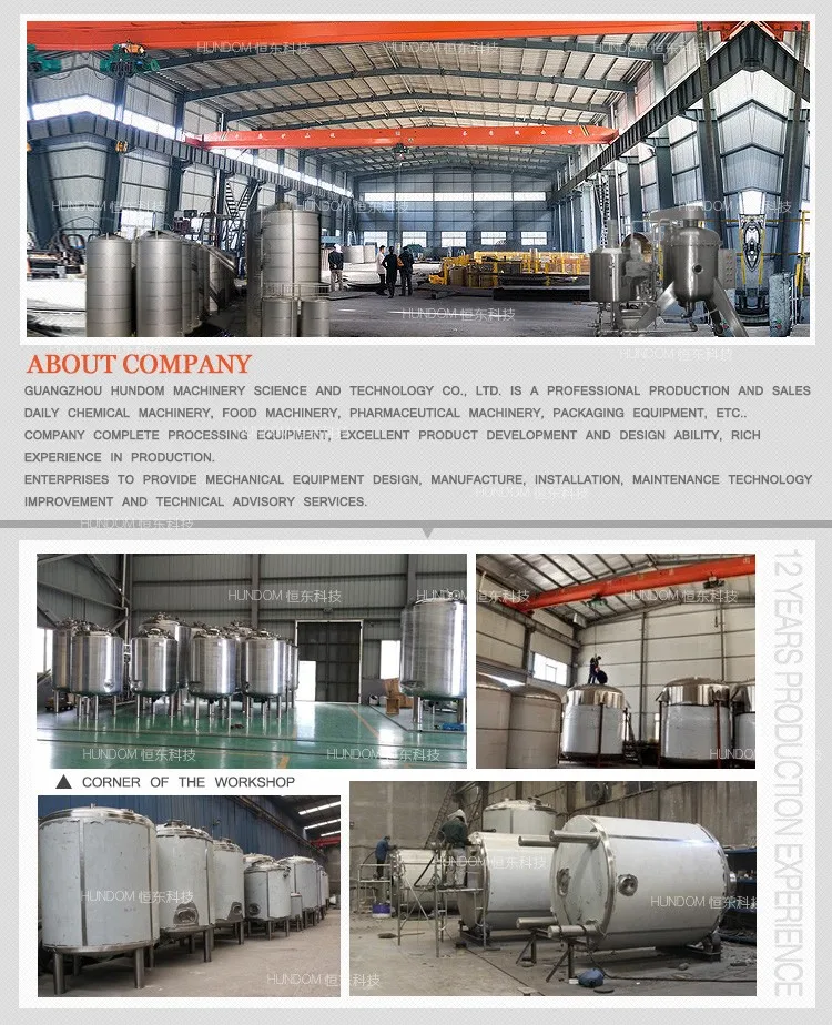 Stainless Steel Vacuum Agitator Mixer Stirrer Homogenizer Blender Food