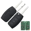 Hot Sell For Ford Focus 3 button remote key with 433mhz and 4D63 chip that with auto close function