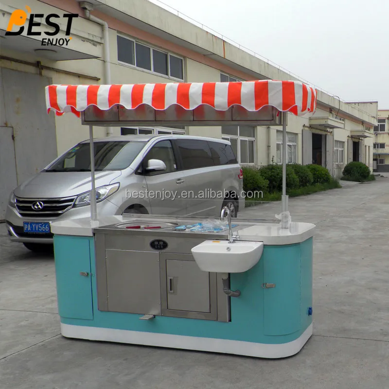 China factory checkered plate mobile cheap hot dog hotdog cart - 06