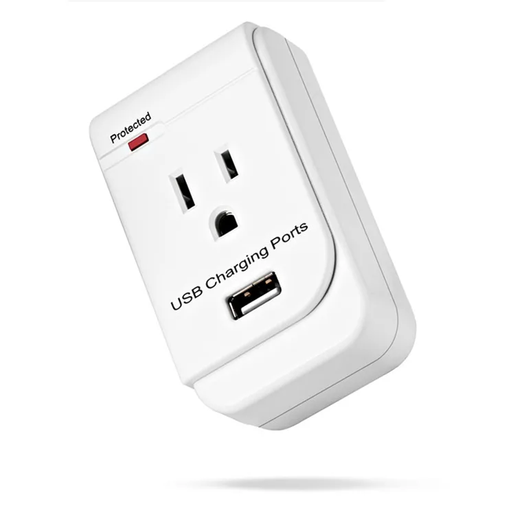 Wall mount surge protector