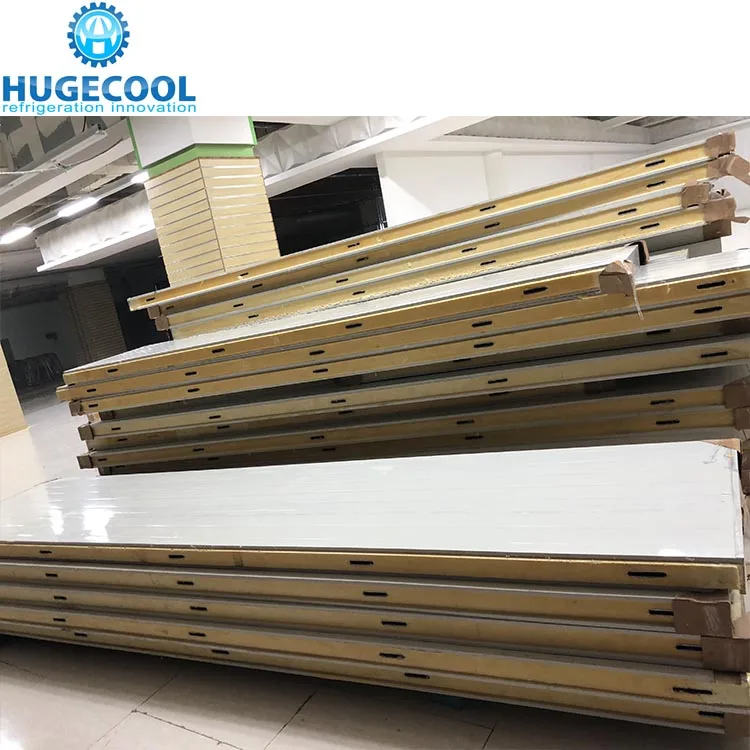 Walk In Cooler Pu Insulation Wall Floor Sandwich Panels For Cold
