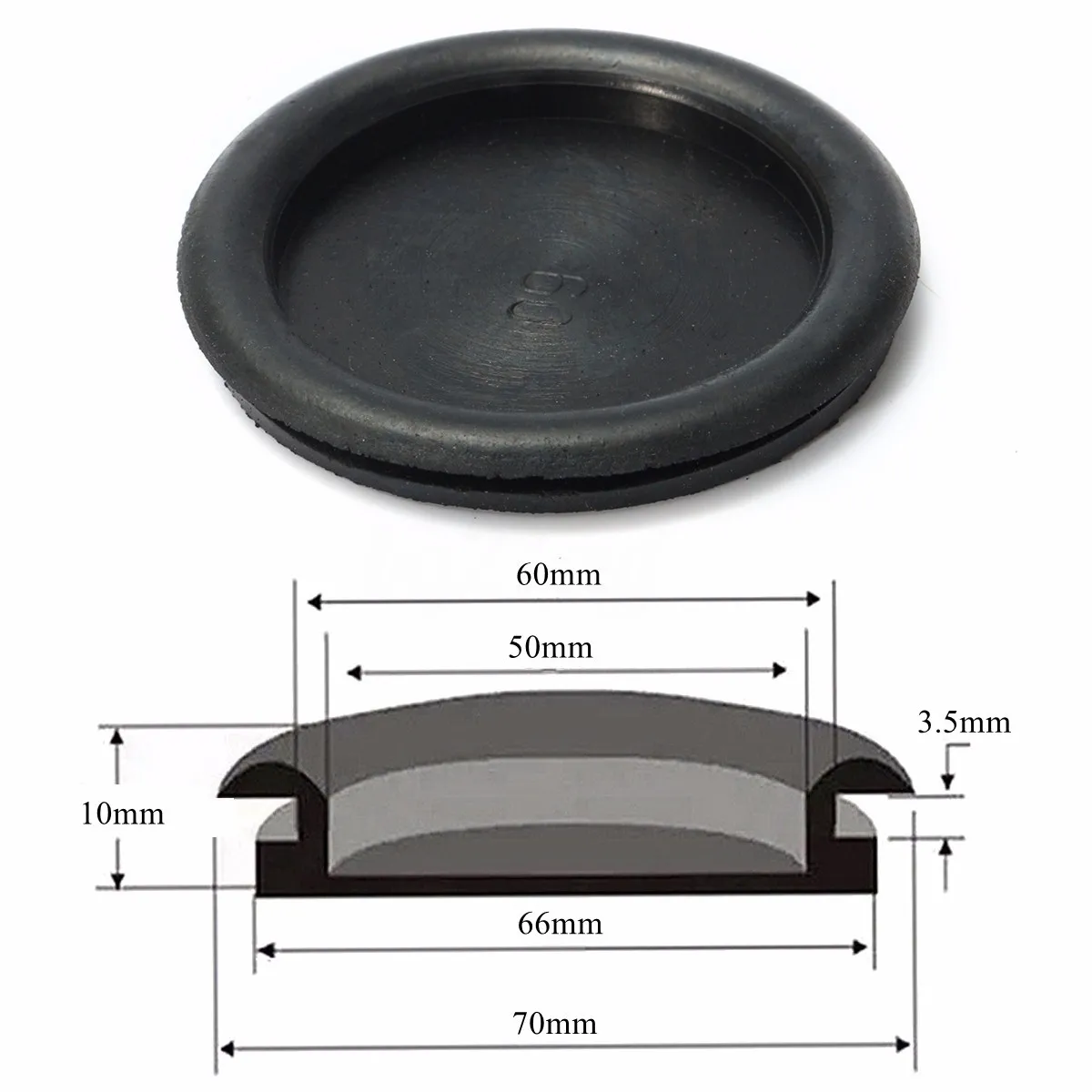 Custom Round Closed Cable Wire Silicone Rubber Grommet Buy Custom