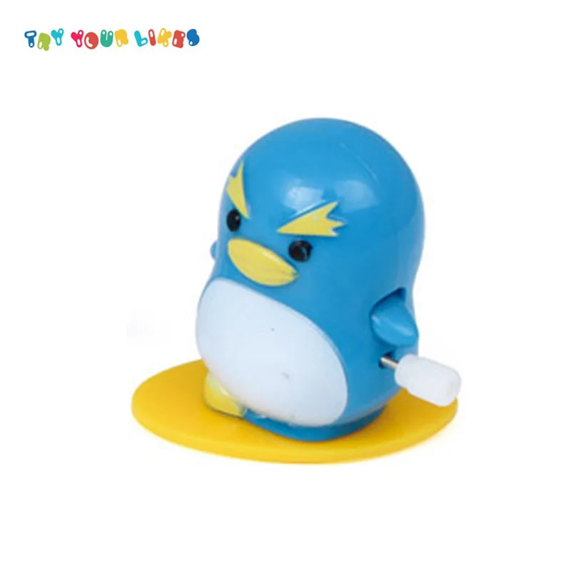 Three Colours Wind Up Walking Penguin Bath Toys For Store Small Gift 